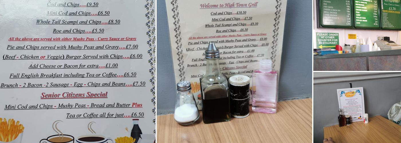 High Town Grill Menu