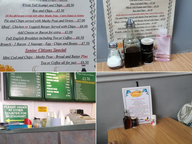 High Town Grill Menu