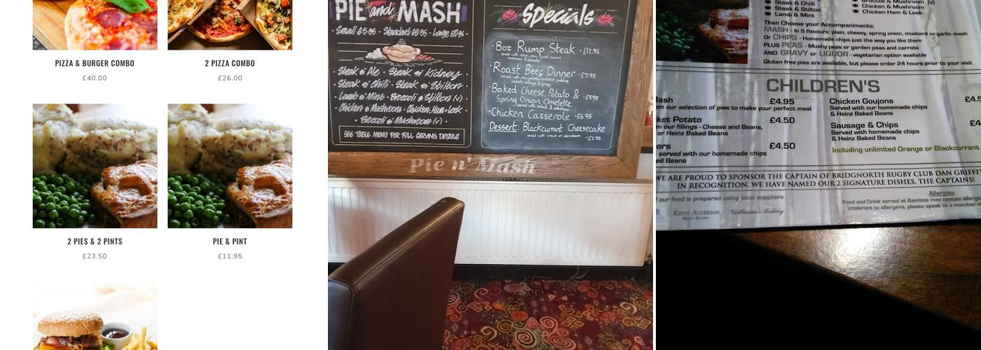 Ridleys on the River Menu