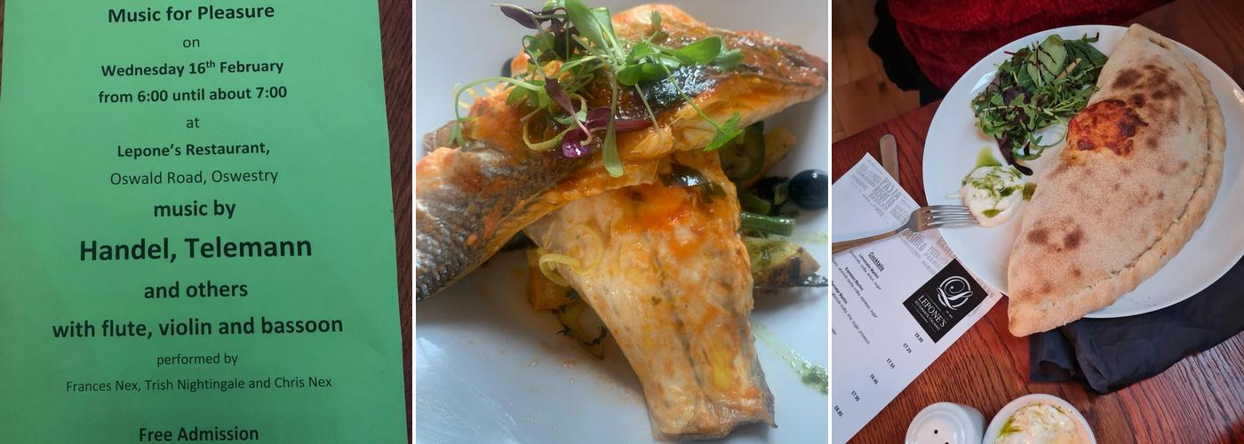 Lepones Italian Restaurant Menu