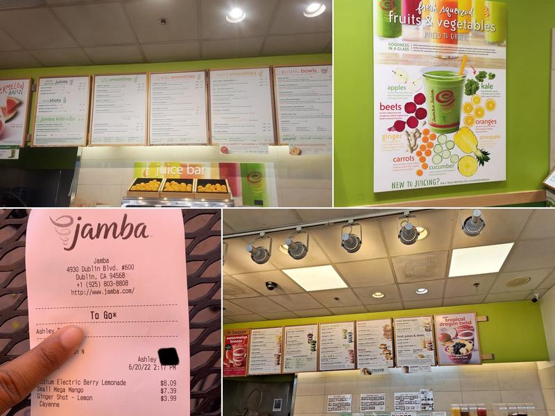 Jamba Menu