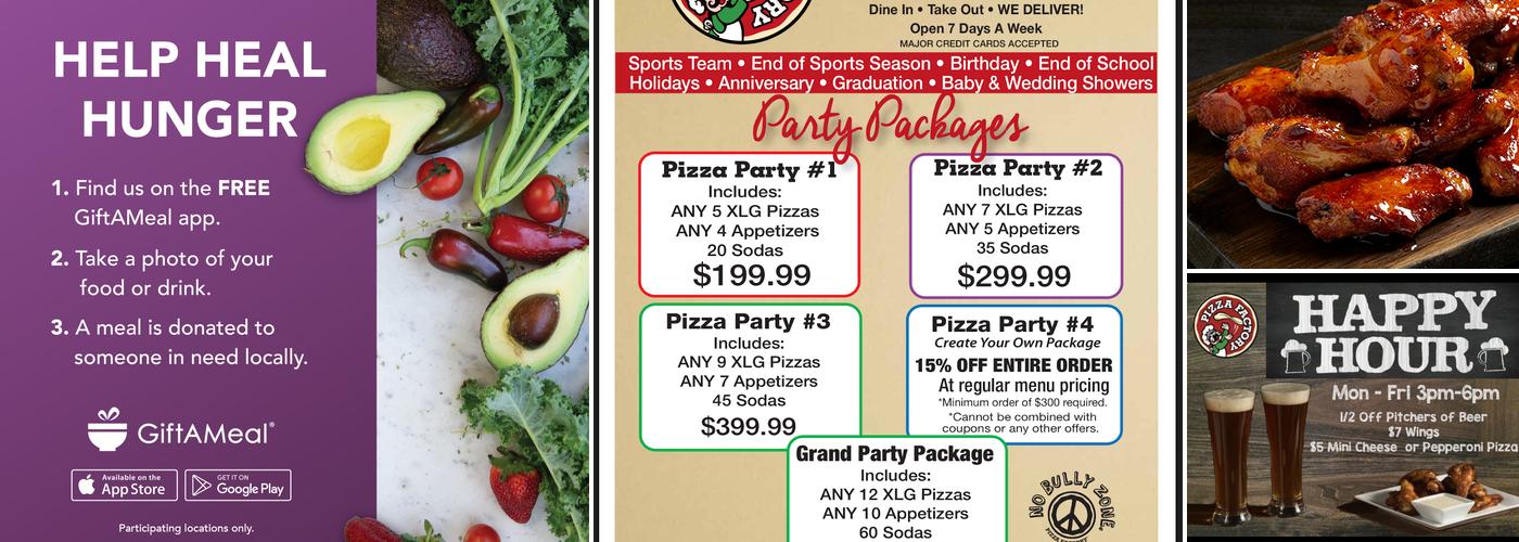 Pizza Factory Menu