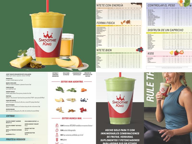 Smoothie King Menu