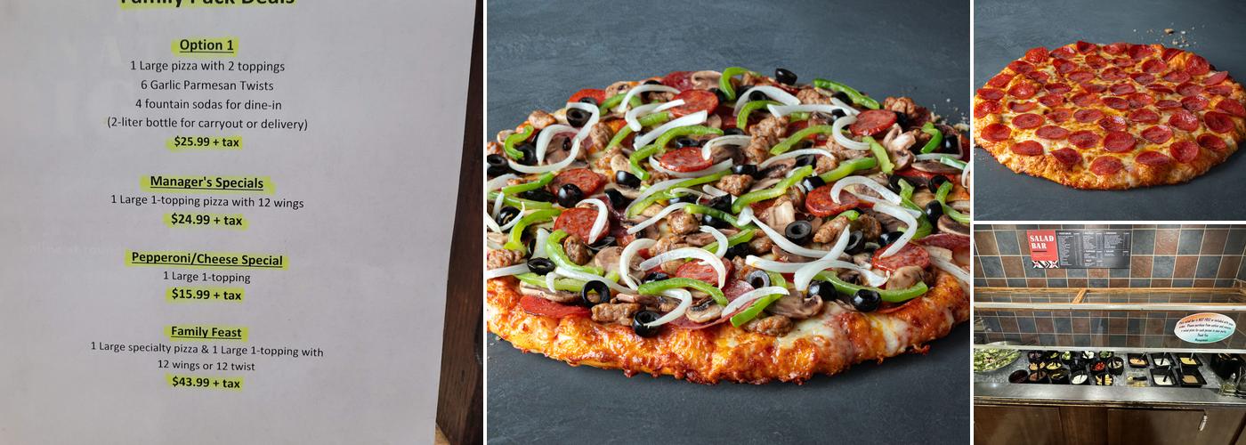 Round Table Pizza Menu