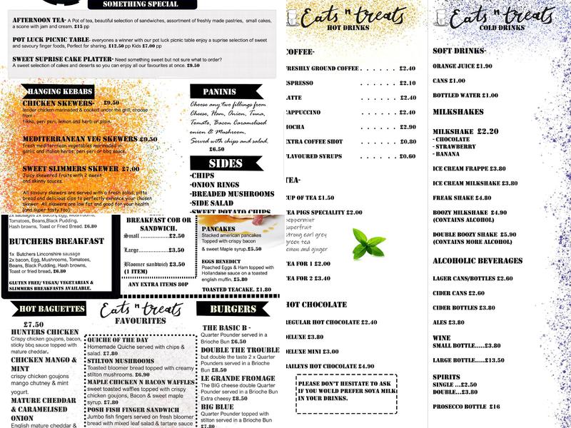 Eats n Treats Menu