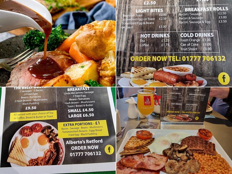 ALBERTO'S BAR & BISTRO Menu