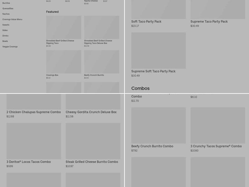 Taco Bell Menu