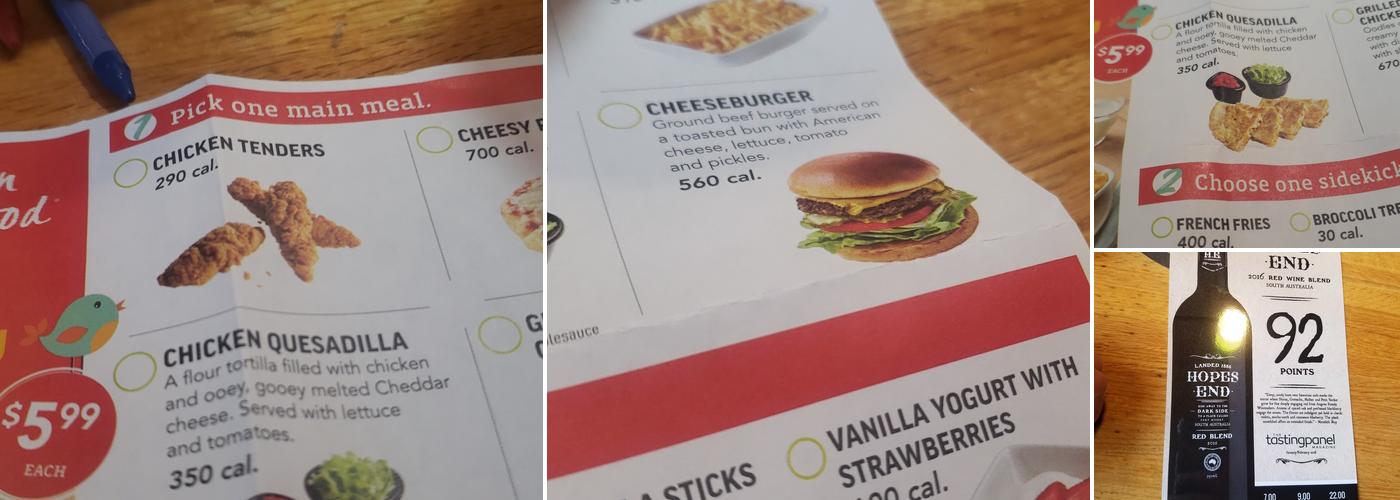 Applebee's Grill + Bar Menu