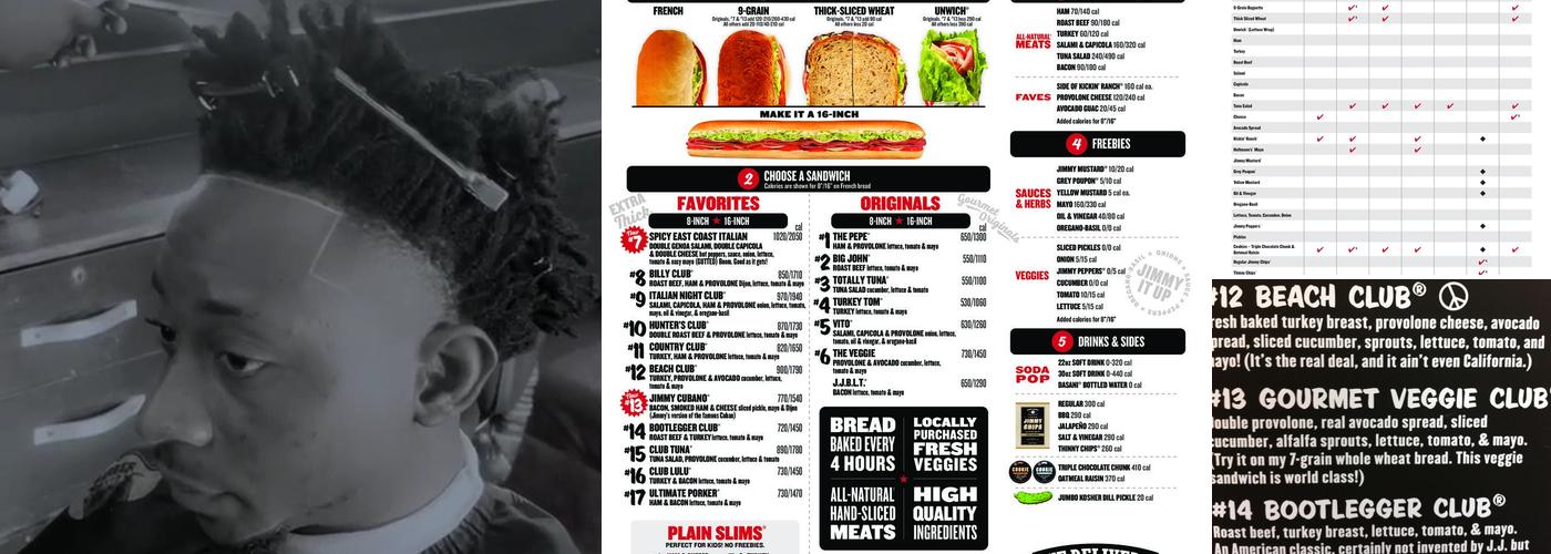 Jimmy John's Menu