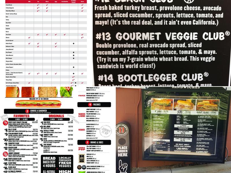 Jimmy John's Menu