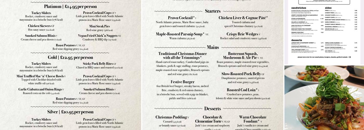 The Prince Rupert Menu
