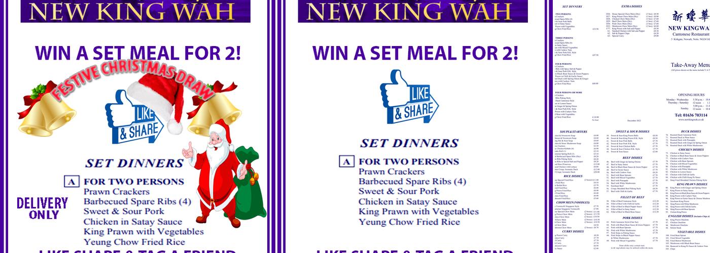 New King Wah Menu