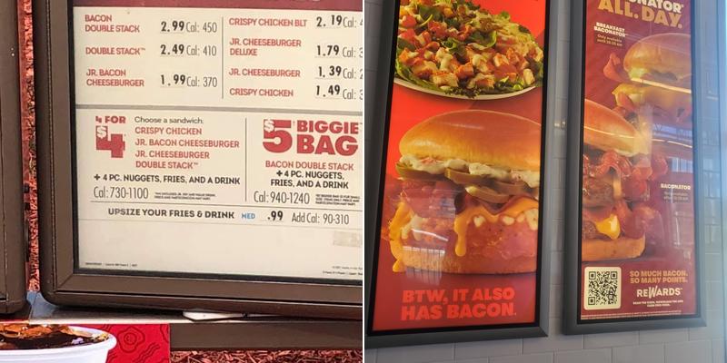 Wendy's Menu