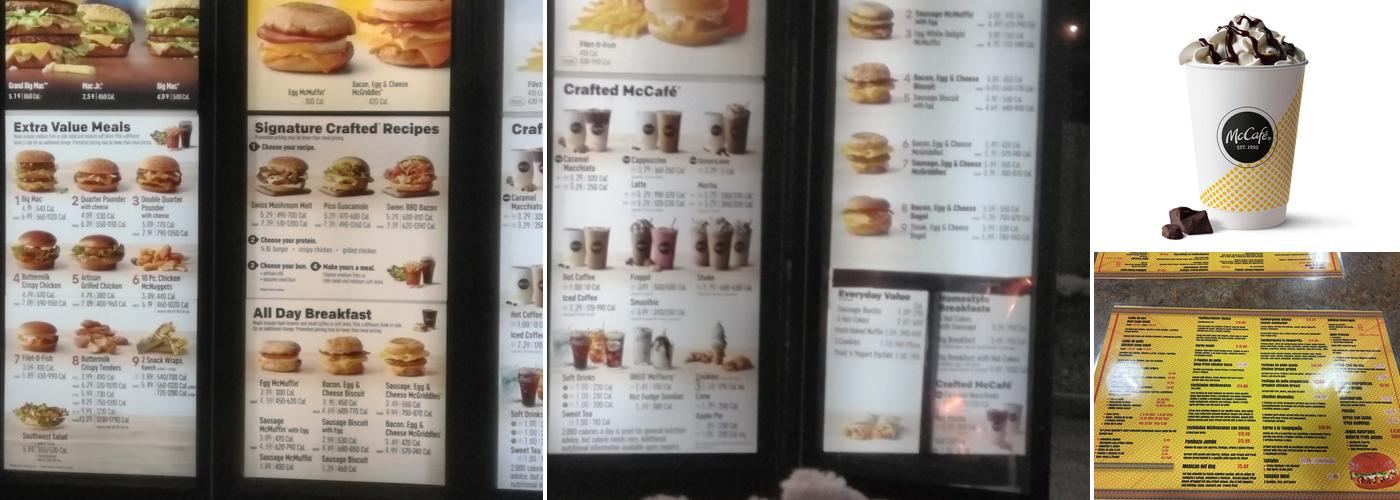 McDonald's Menu