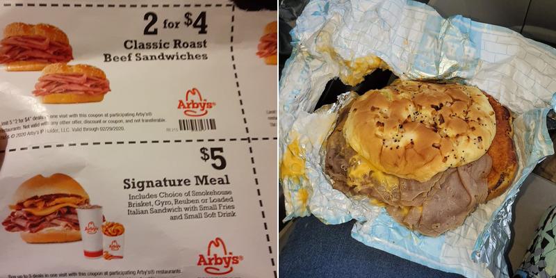 Arby's Menu