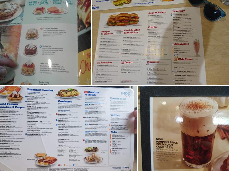 IHOP Menu