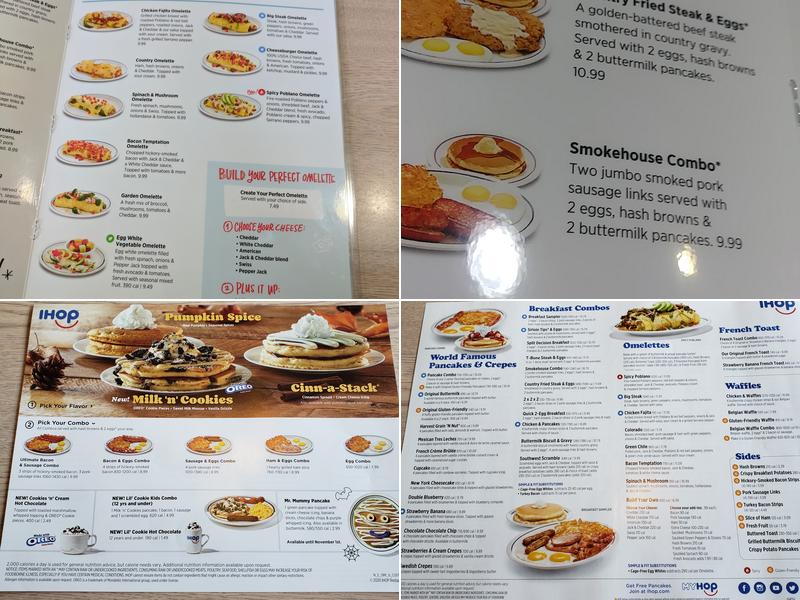 IHOP Menu