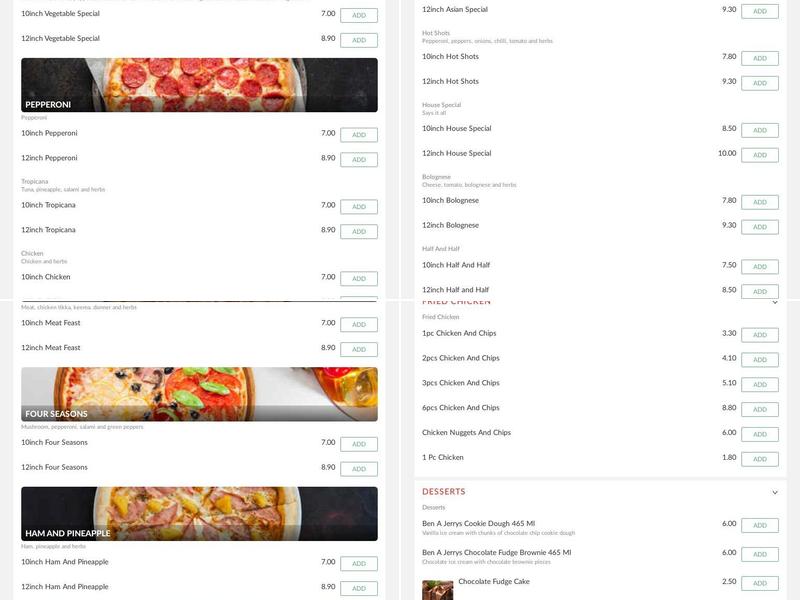 Everest Tandoori Menu