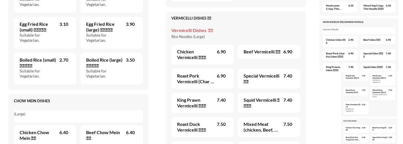 GOLDEN DRAGON Chinese Takeaway Menu