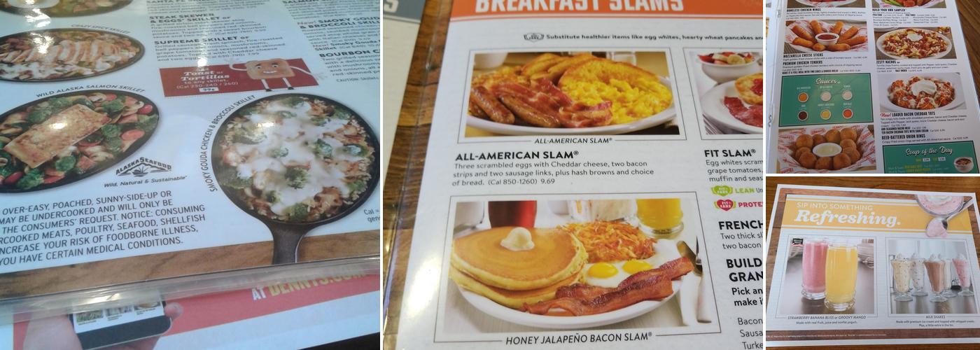 Denny's Menu