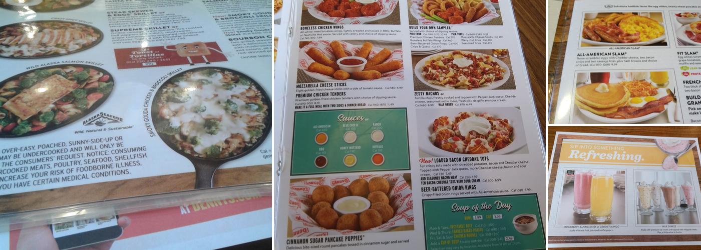 Denny's Menu