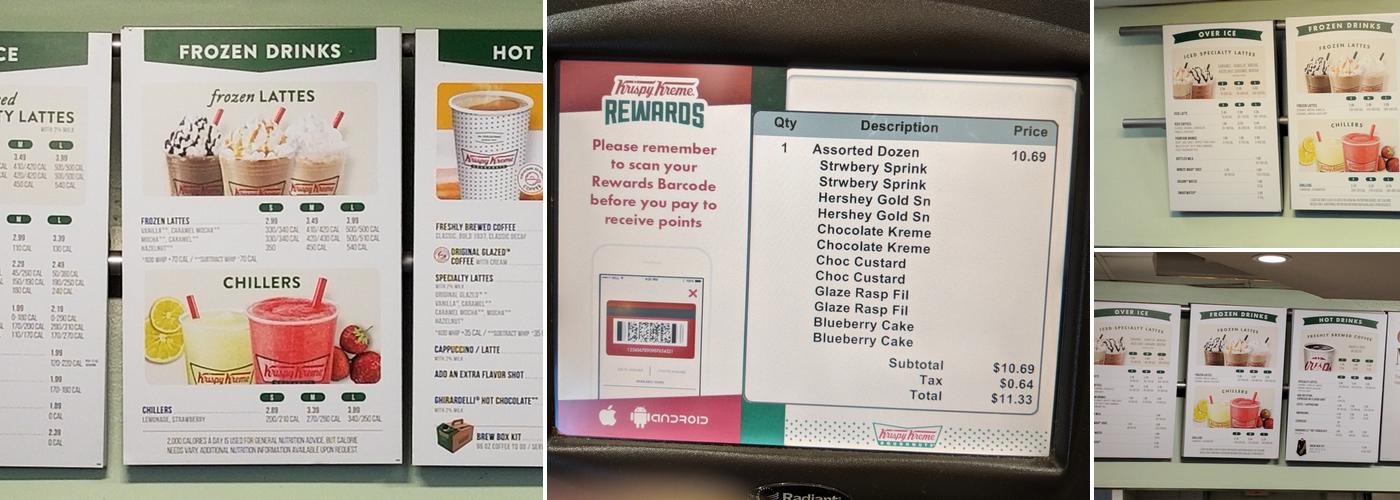 Krispy Kreme Menu