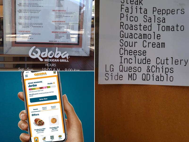 QDOBA Mexican Eats Menu
