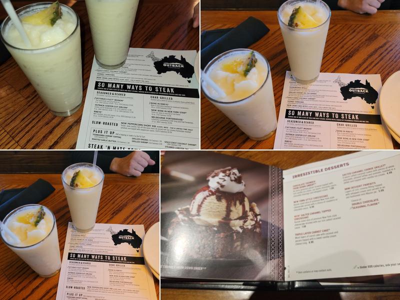 Outback Steakhouse Menu