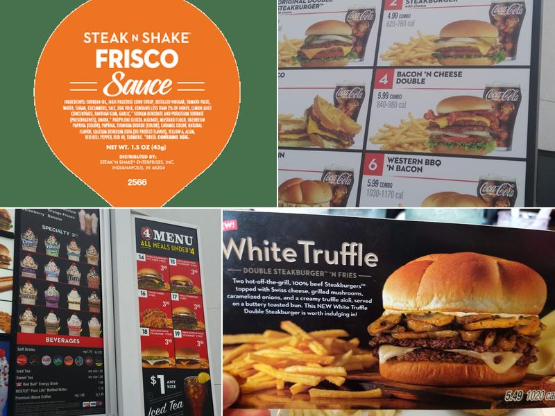 Steak 'n Shake Menu