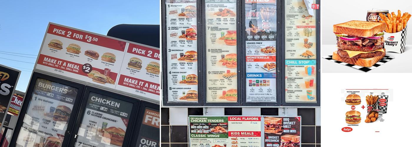 Checkers Menu