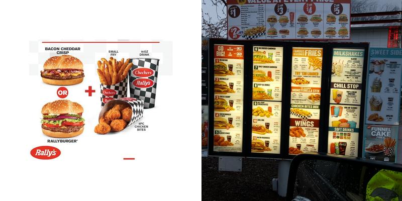 Checkers Menu