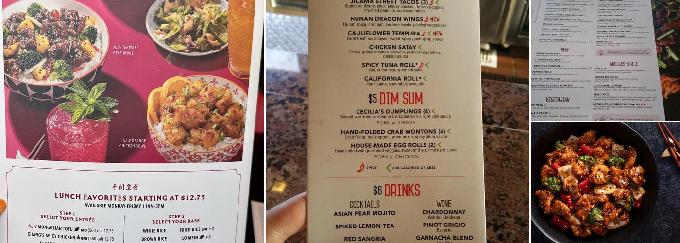 P.F. Chang's Menu