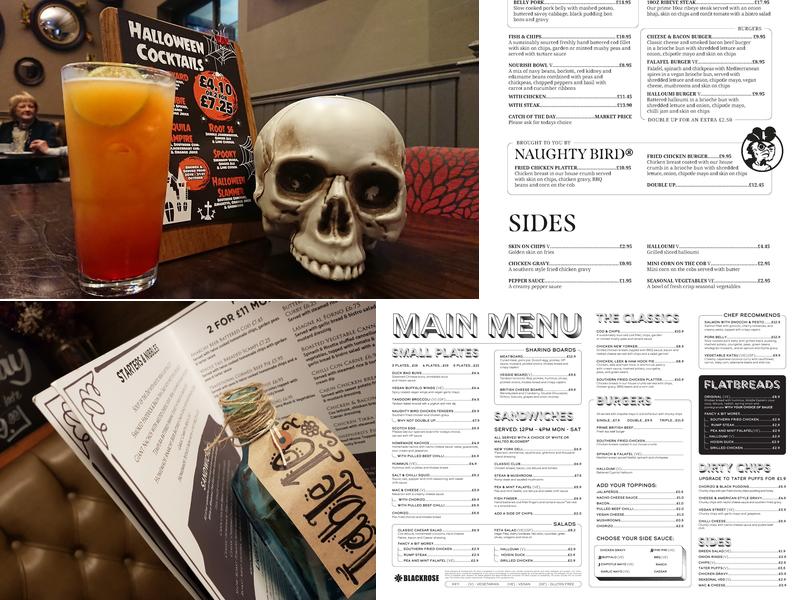 The Black Bull Morpeth Menu