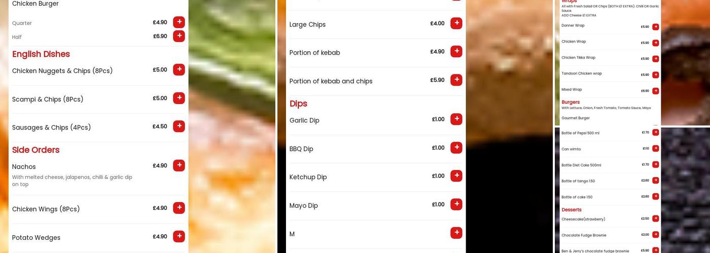 Chinchilla Pizzeria Menu