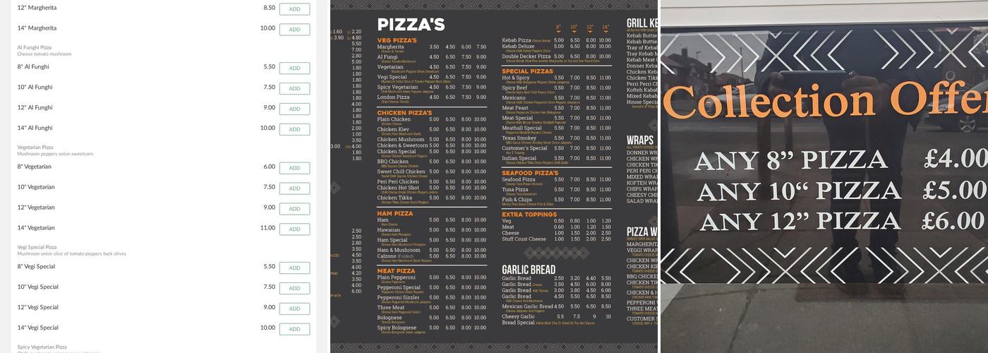 Checkers fisheries Menu