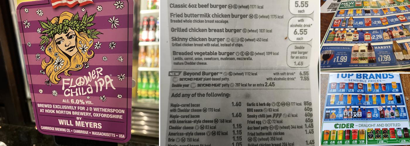 The Wallaw - JD Wetherspoon Menu
