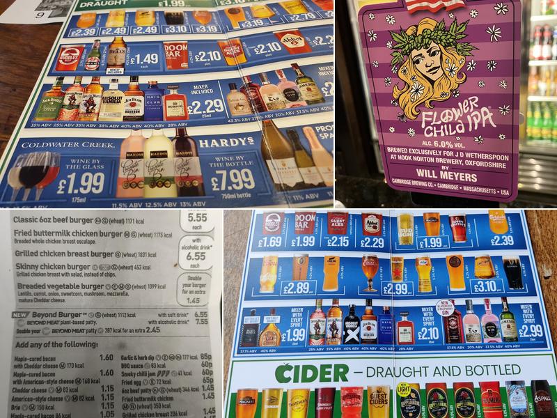 The Wallaw - JD Wetherspoon Menu