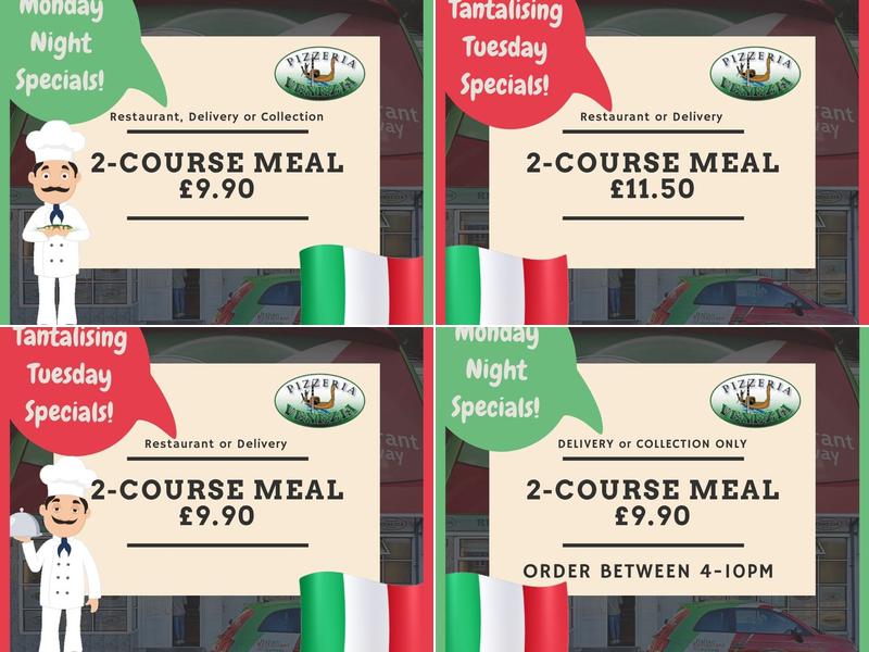 Pizzeria Venezia Menu