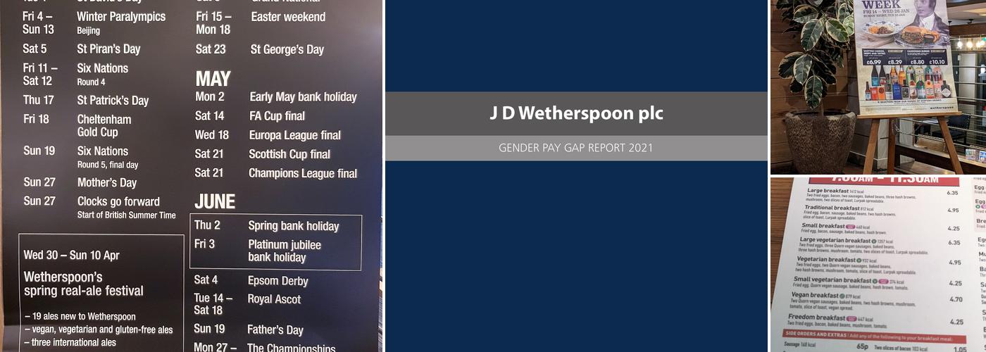 The Angel Hotel - JD Wetherspoon Menu