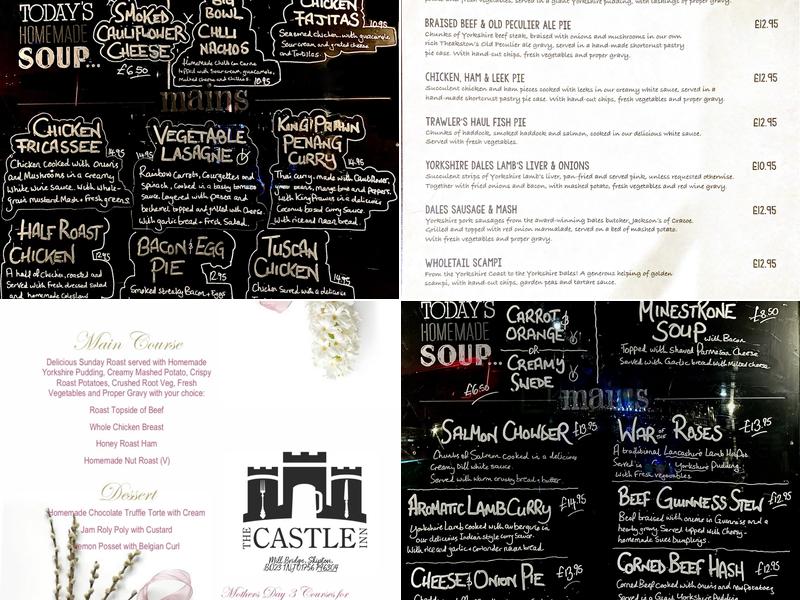 The Castle Inn Menu
