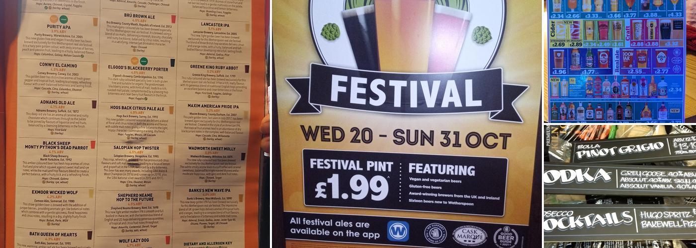 The Devonshire - JD Wetherspoon Menu