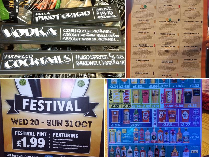 The Devonshire - JD Wetherspoon Menu