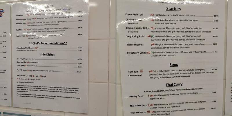 Aragon Fisheries Menu