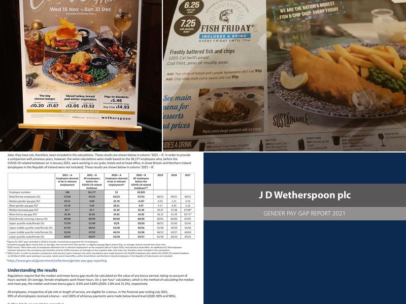 The Unicorn Hotel - JD Wetherspoon Menu