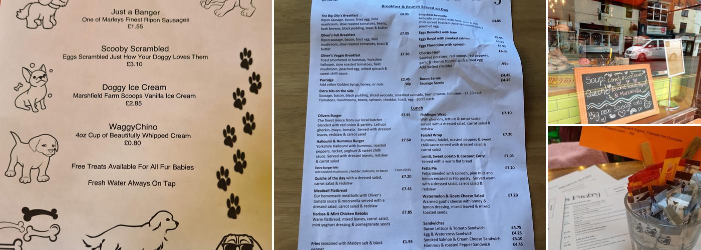 Oliver's Pantry Menu