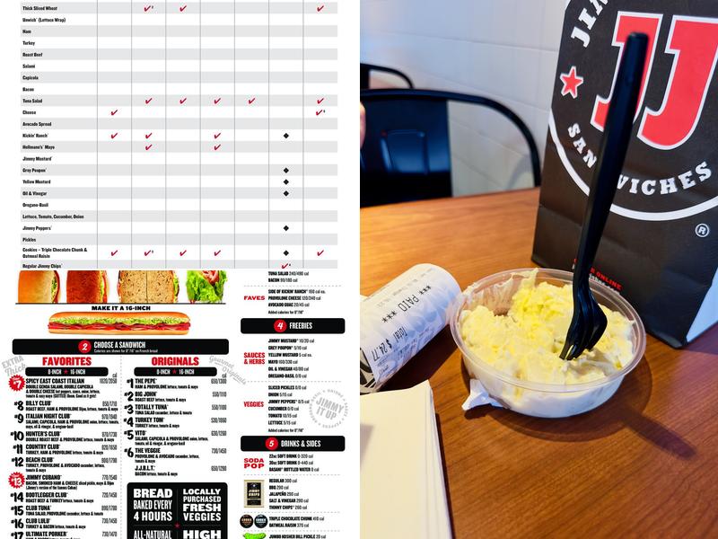 Jimmy John's Menu