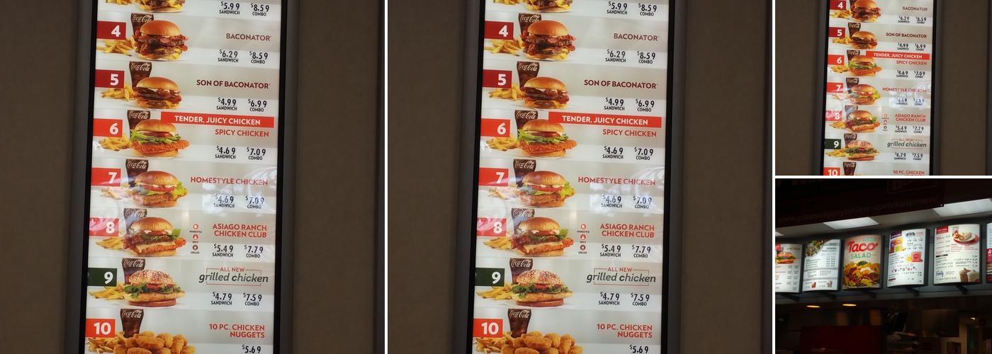Wendy's Menu
