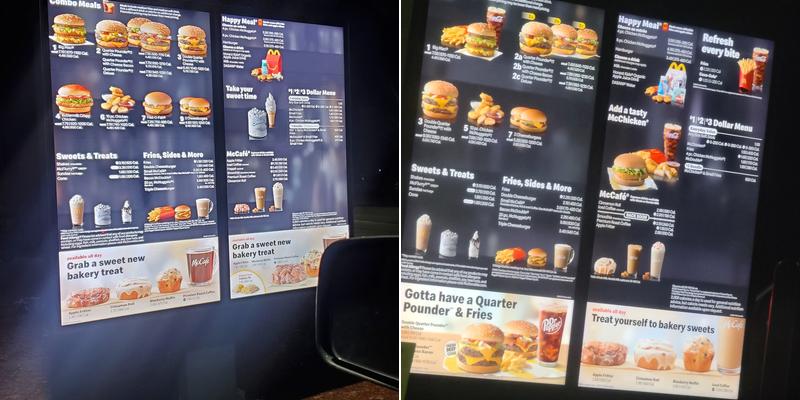 McDonald's Menu