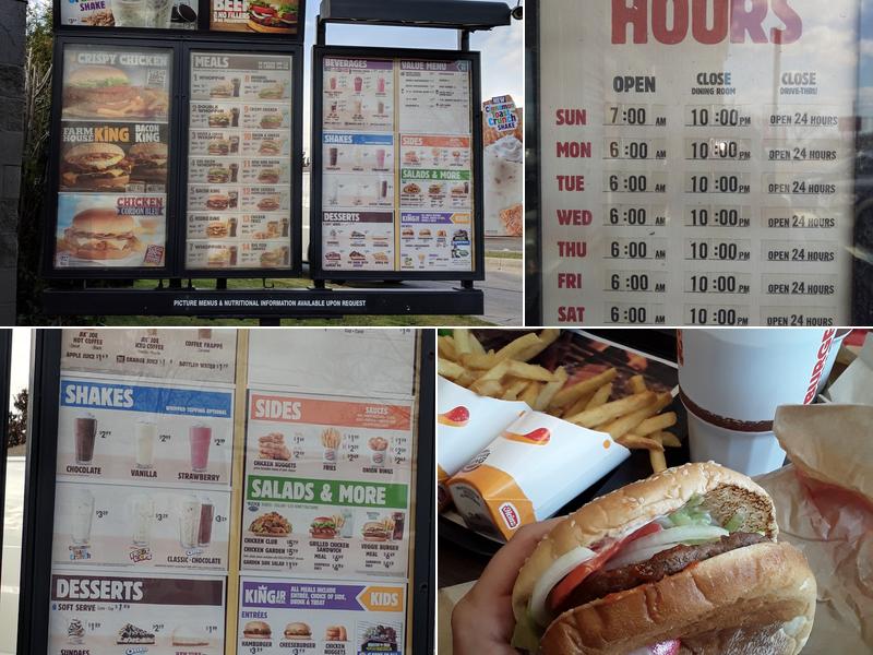 Burger King Menu