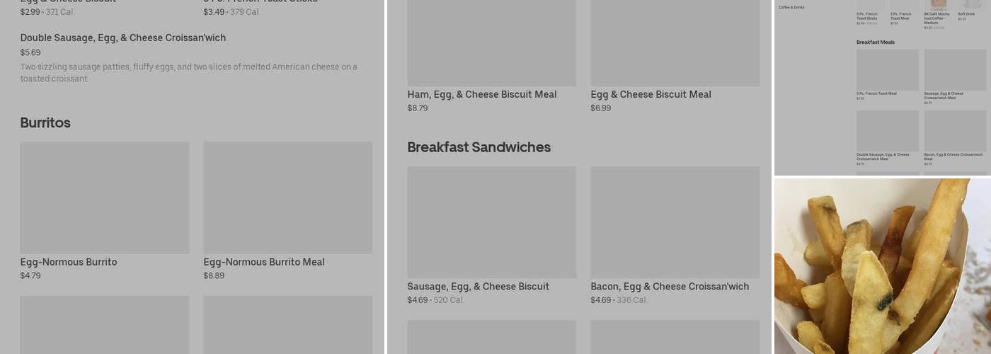 Burger King Menu